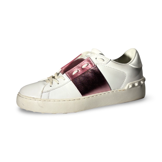 Valentino Open Metallic Pink