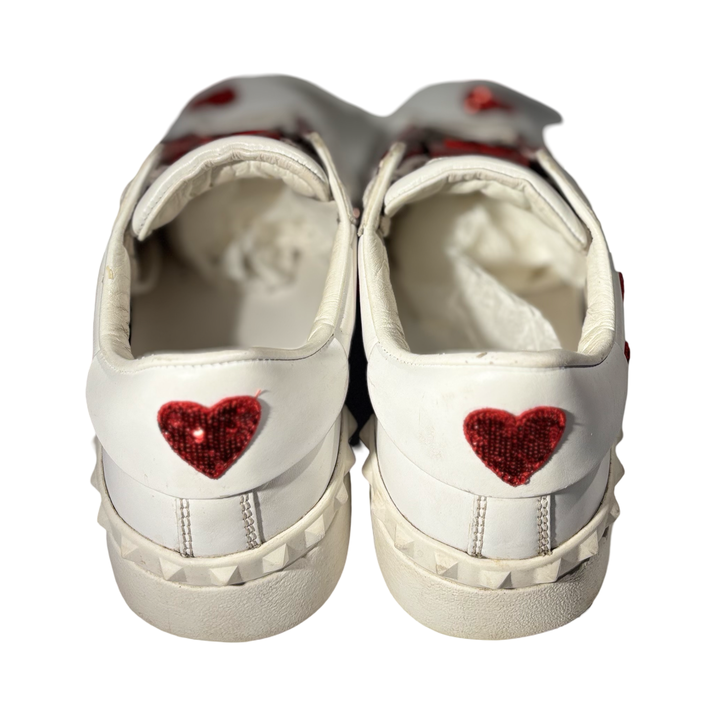 Valentino Open Metallic Red