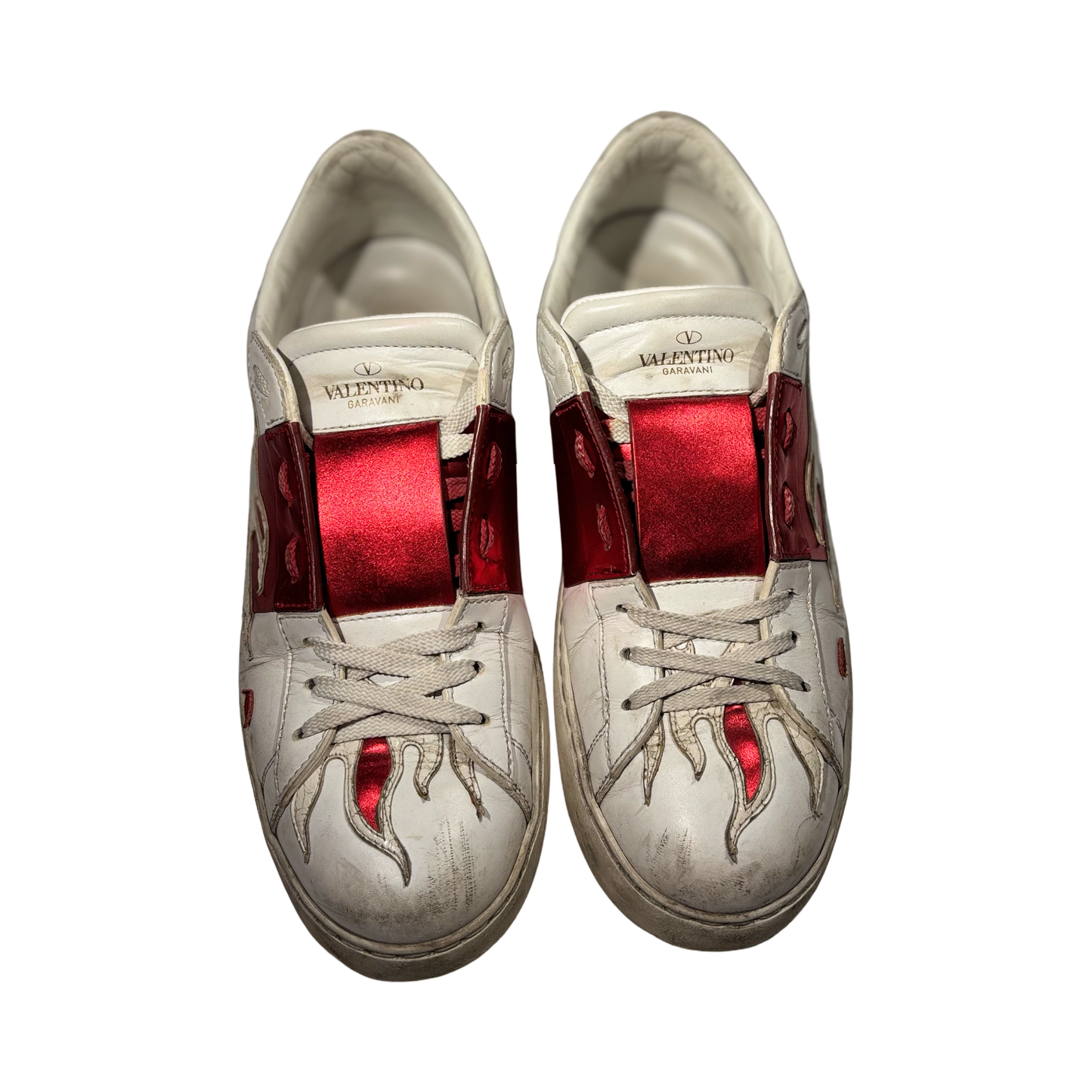 Valentino Open Metalic Red