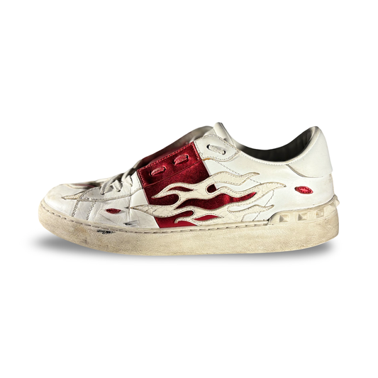 Valentino Open Metalic Red