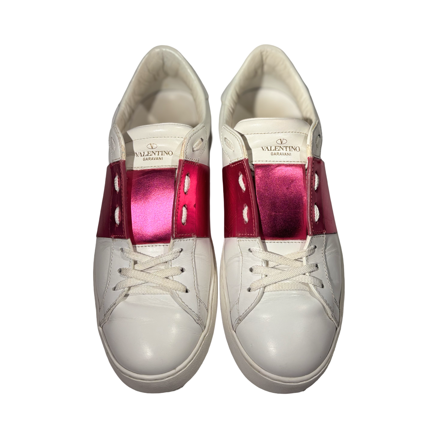 Valentino Open Metallic Pink