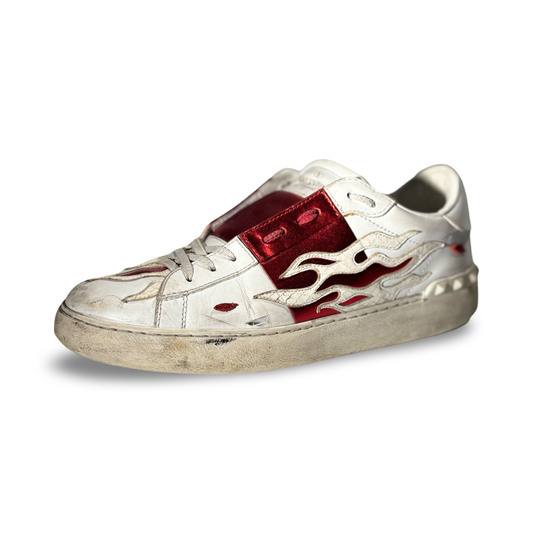 Valentino Open Metalic Red
