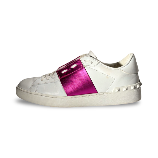 Valentino Open Metallic Pink