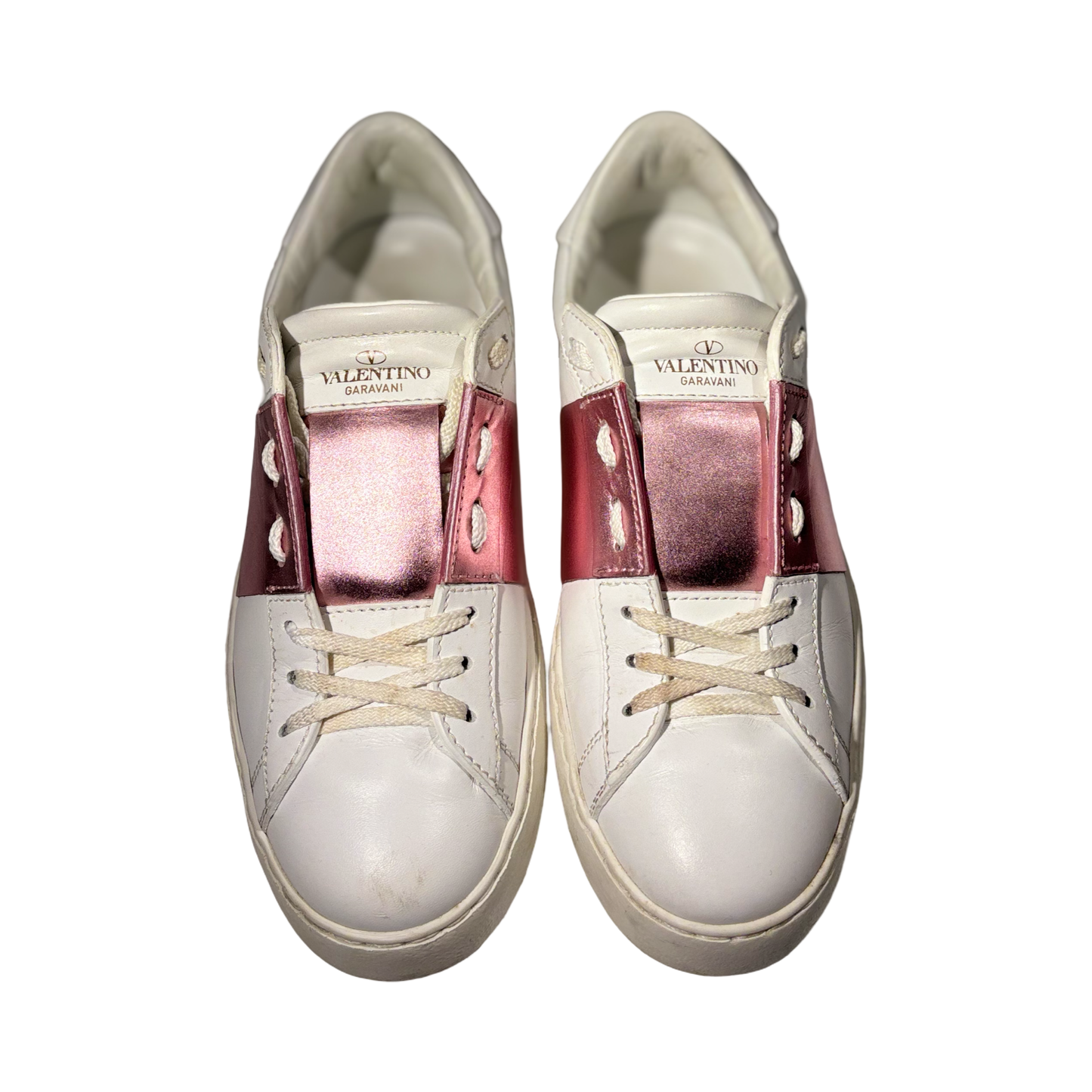 Valentino Open Metallic Pink