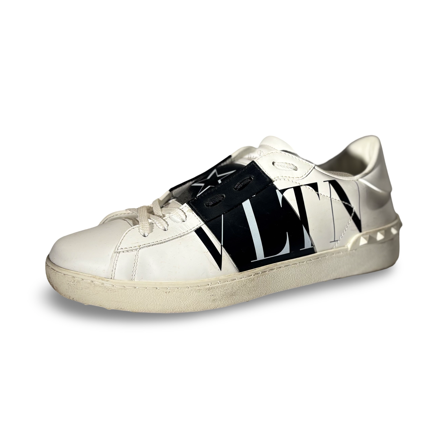 Valentino Open White Black